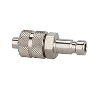 RIEGLER 107120-243.09/5-ES - Boquilla para acoplamientos NW 2,7, acero inoxidable 1.4404, para manguera de 6 x 4, 1 unidad