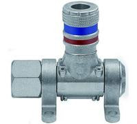 RIEGLER 107401-VTM-4KS Multi-Link - Distribuidor de aire comprimido (4 acoplamientos de seguridad NW 7,6, 1 unidad)