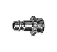 RIEGLER 107435-243.85 C - Boquilla para acoplamientos NW 7,2-7,8, acero inoxidable 1.4305, G 3/8 AG, 1 unidad
