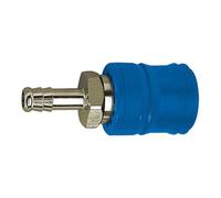 RIEGLER 107560-249.81 Acoplamiento de seguridad NW 7,4, tipo KE, latón vern., boquilla LW 6, 1 unidad