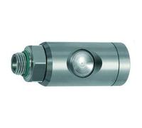 RIEGLER 107580-244.11-DES - Acoplamiento de seguridad NW 7,4, giratorio, ES, G 1/4 AG, 1 unidad