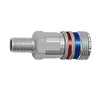 RIEGLER 107622-411.13-T - Acoplamiento de seguridad NW 10, acero/latón galvanizado, boquilla LW 13, 1 unidad