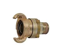 RIEGLER 107875-KA 38 S - Acoplamiento de garras de seguridad con rosca exterior, G 3/8, DN 10, 1 unidad
