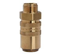 RIEGLER 107917-270.21 - Acoplamiento de temperamento DN 6 con AG, con válvula de cierre, M14 x 1,5 recto, 1 unidad
