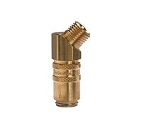 RIEGLER 107920-270.24 - Acoplamiento de temperamento DN 6 con AG, con válvula de cierre, G 1/4 45°, 1 unidad