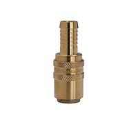 RIEGLER 107953-280.01 - Acoplamiento de temperamento DN 9, espiga de 13 mm, válvula de cierre, boquilla recta, 1 unidad