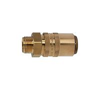 RIEGLER 107961-280.23 - Acoplamiento de temperamento DN 9 con AG, con válvula de cierre, G 1/2 recta, 1 unidad