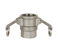 RIEGLER 108121-1114.30-ES Kamlok - Caja de acoplamiento rápido con IG, tipo D, ES 1.4401, G 3, 1 unidad