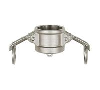 RIEGLER 108125-1115.114-ES Kamlok - Tapa de cierre tipo DC, ES 1.4401, para conector de 46 mm de diámetro, 1 unidad