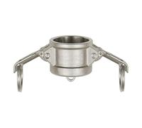 RIEGLER 108129-1115.30-ES Kamlok - Tapa de cierre tipo DC, ES 1.4401, para conector de 92 mm de diámetro, 1 unidad