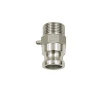 RIEGLER 108138-1116.40-ES Kamlok Conector rápido con AG, tipo F, ES 1.4401, R 4, 1 unidad