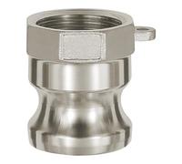 RIEGLER 108144-1117.212-ES - Conector rápido Kamlok con IG, tipo A, ES 1.4401, G 2 1/2, 1 unidad
