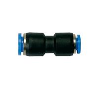 RIEGLER 109805-136.1208 - Conector recto «Blaue Serie» reductor, manguera de diámetro 12/8, 1 unidad