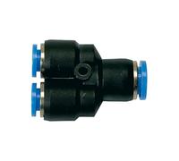 RIEGLER 109857-141.1006 - Conector en Y "Serie azul", reductor, diámetro de manguera 1 x 10/2 x 6, 1 unidad