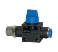 RIEGLER 110091-192.014-12 - Válvula de cierre «Serie azul», conexión de enchufe, R 1/4 a, diámetro de 12 mm, 1 unidad