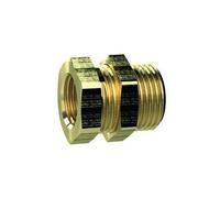 RIEGLER 111277-252.42 - Rosca de mamparo, G 3/8 a, G 1/4 i, SW1 19, SW2 24, latón, 1 unidad