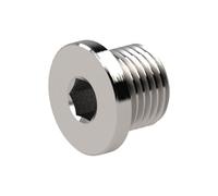 Riegler 111649 Tornillo de Bloqueo Hexagonal Brida G 3/4 Acero Inoxidable