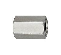 RIEGLER 111799-252.24/2-ES Manguito, hexagonal exterior, G 1, SW 41, acero inoxidable 1.4571, 1 unidad