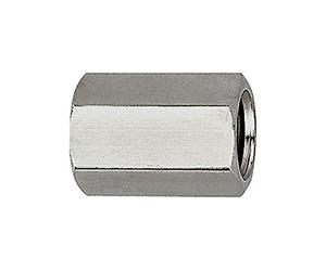 RIEGLER 111799-252.24/2-ES Manguito, hexagonal exterior, G 1, SW 41, acero inoxidable 1.4571, 1 unidad