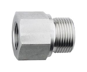 RIEGLER 112493-ES 303 - Reducción de cambio larga, G 3/4 a, G 1/2 i, acero inoxidable 1.4571, 1 unidad