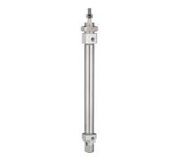 RIEGLER 114809-11.DM.12080 MI - Cilindro redondo de doble acción, diámetro de pistón 12, carrera 80, M5 x 0,8, 1 unidad