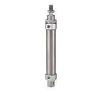 RIEGLER 114856-11.DM.20500 MI - Cilindro redondo de doble acción, diámetro de pistón 20, carrera 500, G 1/8, 1 unidad