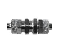 Riegler 115032 Value Line - Unión de unión de mamparo M10 x 1 para manguera de 6/4 mm,