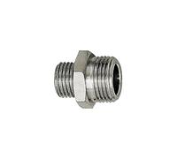 RIEGLER 115673-252.64-E - Llave de doble rosca "value line", G 3/8, G 3/8, SW 19, MS vern, 1 unidad