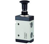 RIEGLER 115977-514.4001 - Válvula de 5/2 vías, botón de accionamiento, "3L", G 1/8, 500l/min, 1 unidad