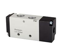 RIEGLER 116056-516.4004 - Válvula neumática (5/2 vías, 4 A, monoestable, G 1/4, 1300 l/min, 1 unidad)