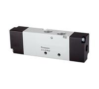 RIEGLER 116074-516.7001 Válvula de 5/3 vías, neumática, «4A», centro de ventilación, G 1/8, 400l/min, 1 unidad