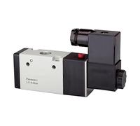 RIEGLER 116090-517.1003 - Válvula de 3/2 vías electropneo, monost, NO, G 1/4, 24 VDC, 850 l/min, 1 unidad