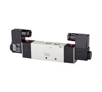 RIEGLER 116152-517.3001 5/3-Wegeven elektrpn. » 4V Centro cerrado, G 1/8, 24 VDC, 400 l/min, 1 unidad