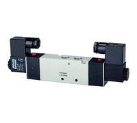 RIEGLER 116171-517.3206 - Válvula electropneum, 5/3 vías, ventilación central, G 1/2, 24 V CC, 1 unidad