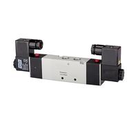 RIEGLER 116192-517.3506 - Válvula electropneum, 5/3 vías, ventilación central, G 1/2, 230 V, 50 Hz, 1 unidad