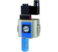 RIEGLER 116344-GA 11.1 - Válvula de entrada de 3/2 vías, 230 V CA/50 Hz, BG 300, G 1/4, 1 unidad