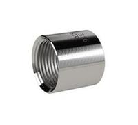 RIEGLER 118785 Manguito redondo G 2 acero inoxidable 1.4408-1 pieza