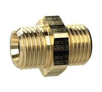 RIEGLER 131780-MS252114112 - Boquilla de doble rosca, zyl., G 1 1/4 a, G 1 1/2 a, SW 55, latón, 1 unidad