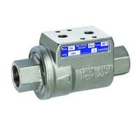 RIEGLER 133395-351.946 Válvula de bloqueo neumática. bet, simple.NC, MS vern, NBR, Rp 1 1/2, 1 unidad