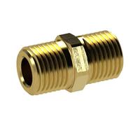 RIEGLER 135018-MS252R1122 - Boquilla de doble rosca, R 1 1/2 a, R 2 a, SW 62, latón, 1 unidad