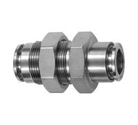 RIEGLER 135257-851.016-8 ES Conector de mamparo recto M16 x 1,0, ES 1.4404, 1 unidad