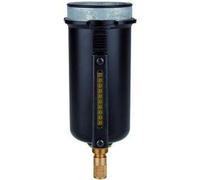 RIEGLER 135862-MS 45 FS-A - Contenedor de metal con tubo de visión, incluye junta tórica, con drenaje completo, 1 unidad