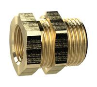 RIEGLER 136283-MS232M54112 - Tornillo de mamparo, M54 x 2 a, G 1 1/2 i, SW1 60, SW2 65, latón, 1 unidad
