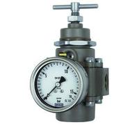 RIEGLER 137325-580RC1-38-4 - Regulador de presión de acero inoxidable, 1.4401, BG 1, G 3/8, 0,4-4,0 bar, 1 unidad