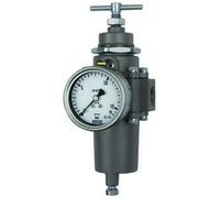 RIEGLER 137338-580FRC1-38-17 Filtro regulador de acero inoxidable fundido, 1.4401, BG 1, G 3/8, 1,7-17,5 bar, 1 unidad