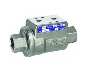 RIEGLER 137354-351.972 - Válvula de bloqueo neumática bet, simplemente, NO, MS vern, NBR, Rp 1/2, 1 unidad