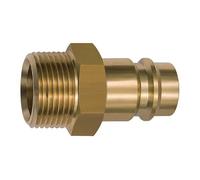 RIEGLER 141571-419.65 - Boquilla para embragues NW 19, latón brillante, G 1 AG, 1 unidad