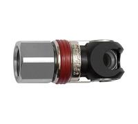 RIEGLER 141623-423.02-SCH - Acoplamiento de seguridad giratorio NW 6, ISO 6150 C, acero, G 3/8 IG, 1 unidad