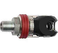 RIEGLER 141657-424.11-SCH Acoplamiento de seguridad giratorio NW 7,2, Euro 7,2, acero, G 1/4 AG, 1 unidad