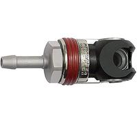 RIEGLER 141664-424.24-SCH - Acoplamiento de seguridad giratorio NW 7,2, Euro 7,2, acero, boquilla LW 10, 1 unidad